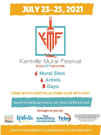 Poster for Kentville Mural Festival