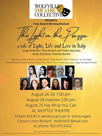 Poster for Musical - The Light in the Piazza