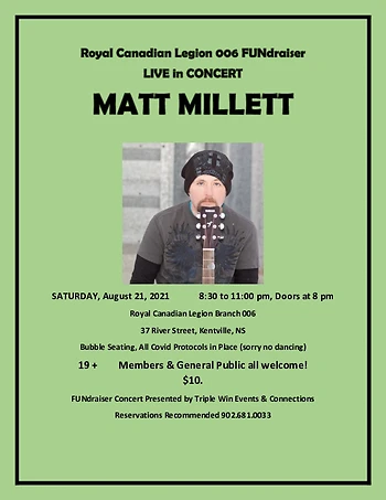 Poster for Matt Millett