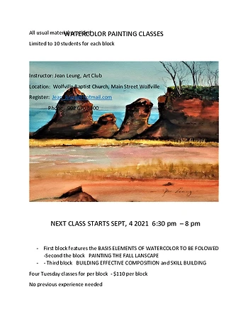 Poster for Painting in Watercolor