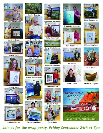 Poster for Great Little Art Show Wrap Party
