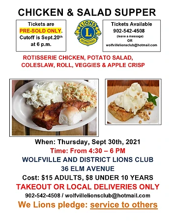 Poster for Rotisserie Chicken & Salad Supper