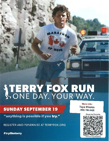 Poster for Terry Fox Run