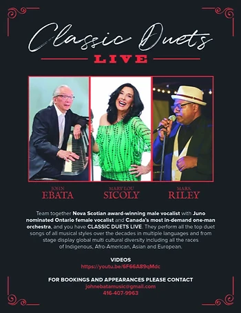 Poster for Classic Duets Live Tour
