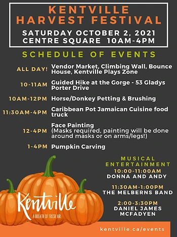 Poster for Kentville Harvest Festival