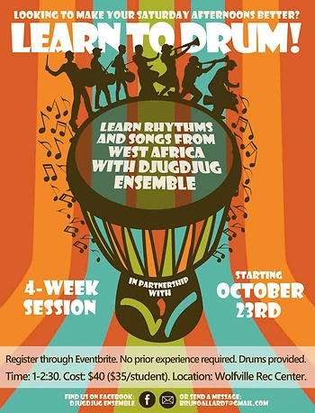 Poster for Learn to Drum!