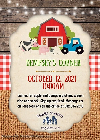 Poster for Family Matters Dempsey's Corner Trip