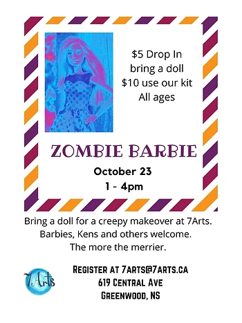 Poster for Zombie Barbie Makeover