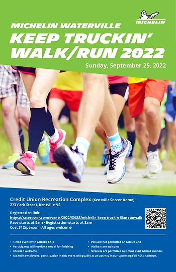 Poster for Michelin Keep on Truckin' 5K