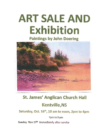Poster for Art Sale & Exhibition