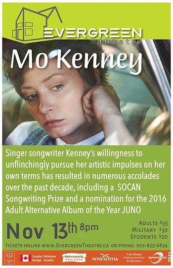 Poster for Mo Kenney