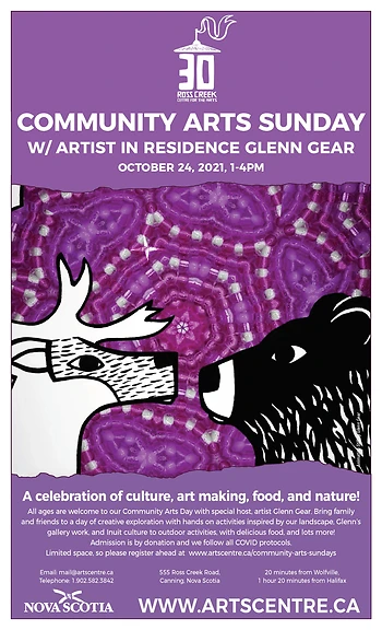 Poster for Community Arts Sunday