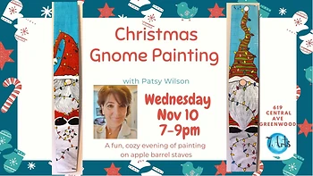 Poster for Christmas Gnome Painting