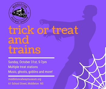 Poster for Trick or Treat and Trains
