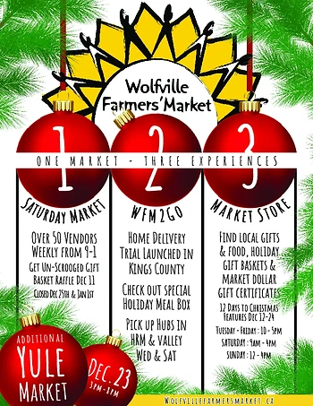 Poster for Wolfville Farmers' Market