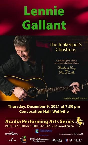 Poster for Lennie Gallant, The Innkeeper's Christmas