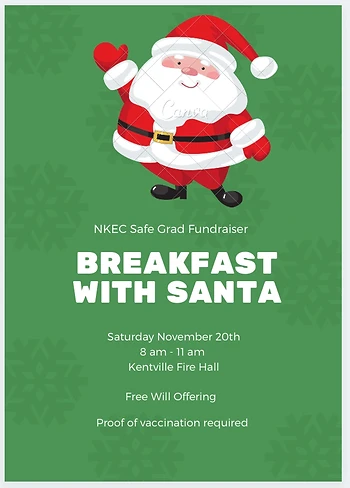 Poster for Breakfast with Santa