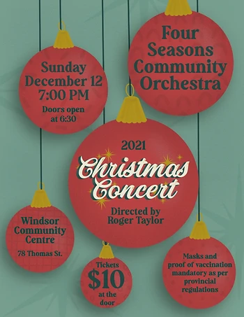 Poster for Four Seasons Community Orchestra