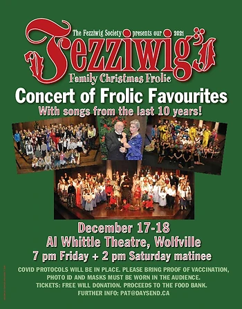 Poster for Fezziwig Concert of Frolic Favourites