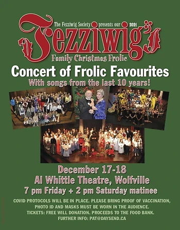 Poster for Fezziwig Concert of Frolic Favourites