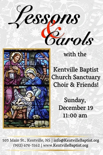 Poster for Readings and Carols
