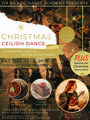 Poster for POSTPONED: Christmas Ceilidh Dance