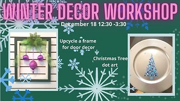 Poster for Winter Decor Workshop
