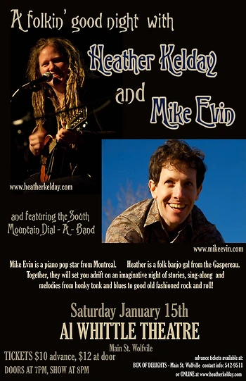 Poster for Heather Kelday and Mike Evin
