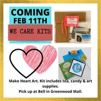 Poster for We Care Craft Kits