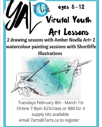 Poster for Youth Art Lessons Drawing