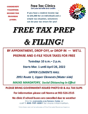 Poster for Tax Prep