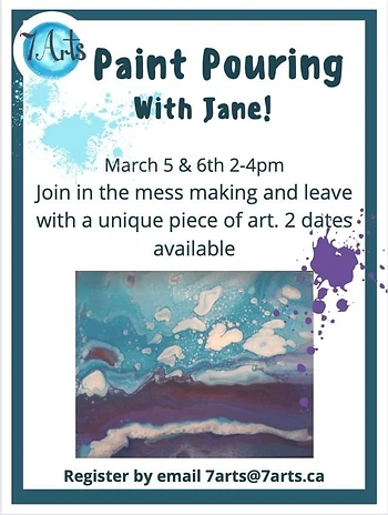 Poster for Paint Pouring With Jane