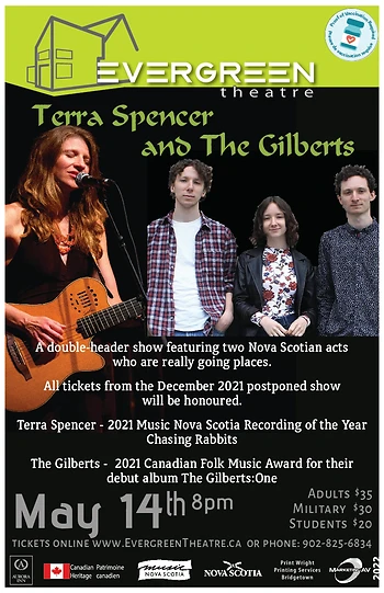 Poster for Terra Spencer and The Gilberts
