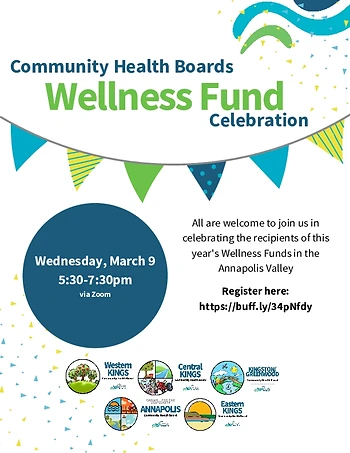 Poster for Wellness Fund Celebration