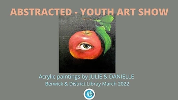 Poster for Abstracted Youth Art Exhibit