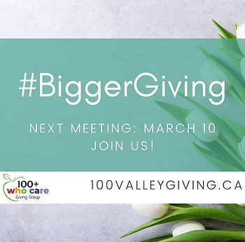 Poster for 100 Who Care Spring Meeting
