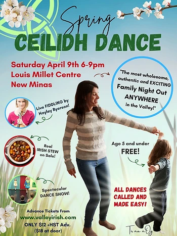 Poster for Spring Ceilidh Dance