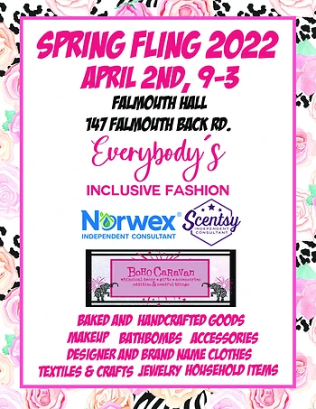Poster for Spring fair new and used items