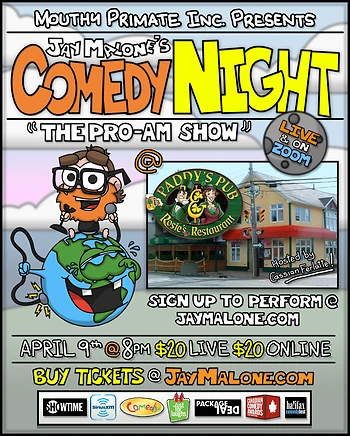 Poster for Jay Malone's Pro Am Comedy Night