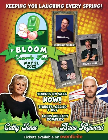 Poster for The BLOOM Comedy Festival
