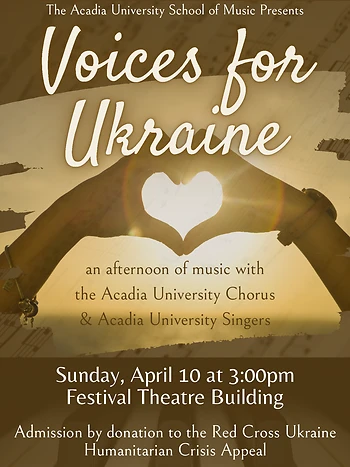 Poster for Voices for Ukraine