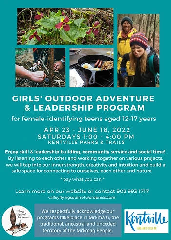 Poster for Girls' Outdoor Advenutre and Leadership