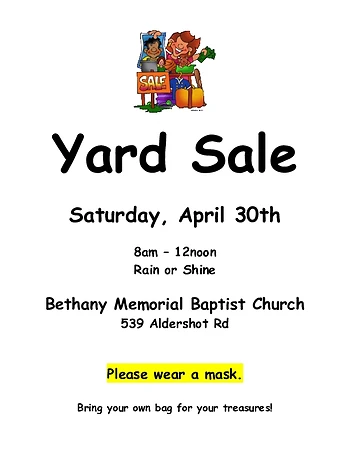 Poster for Indoor Yard Sale