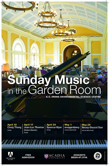 Poster for Music in the Garden Room