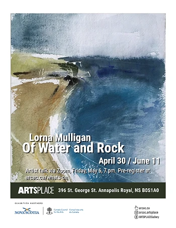 Poster for Artist Talk with Lorna Mulligan