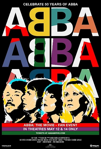 Poster for ABBA: The Movie Fan Event