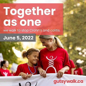 Poster for Gutsy Walk 2022