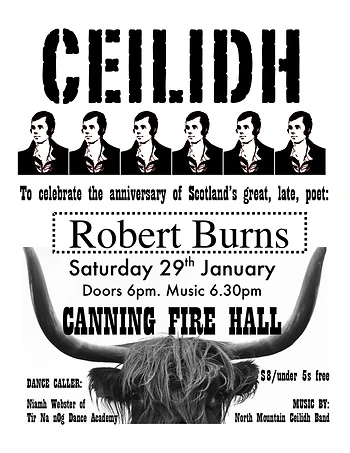 Poster for Ceilidh