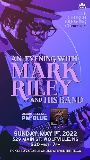 Poster for Mark Riley and Band CD Release