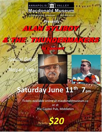 Poster for Alan Syliboy and the Thundermakers